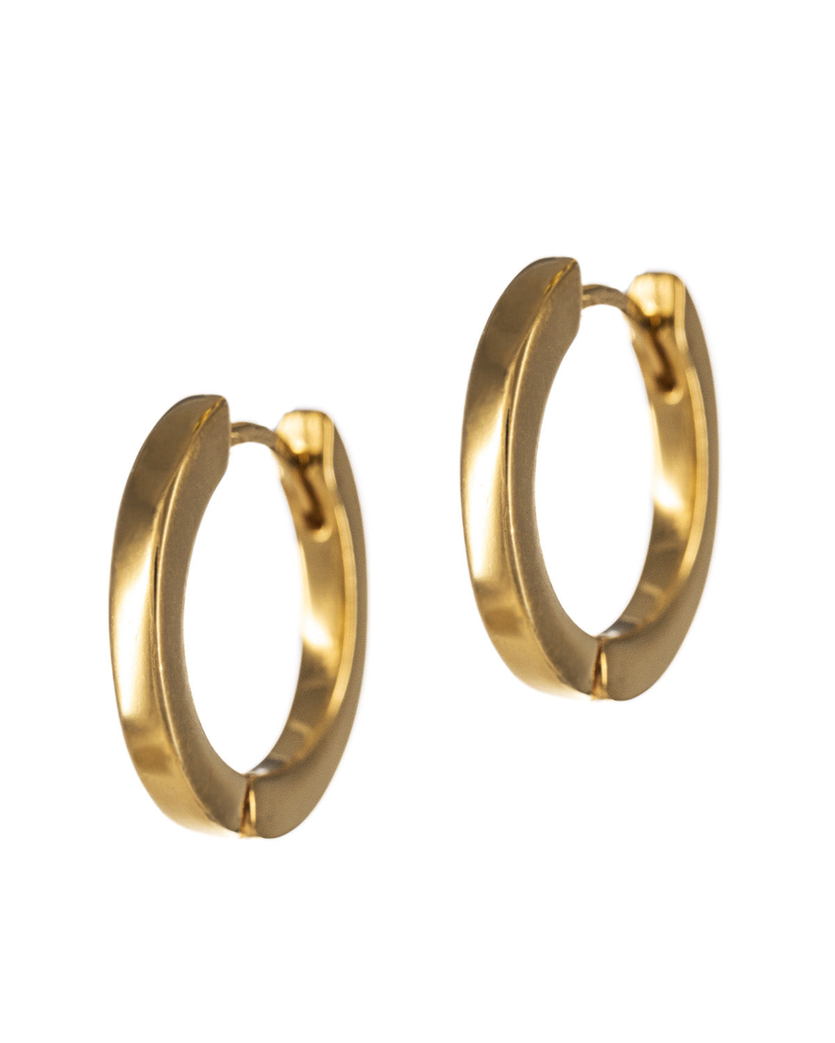 Medium Gold Hoop Earrings