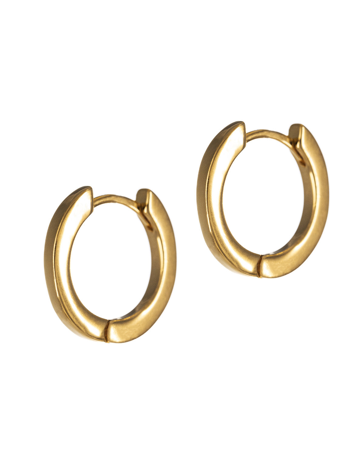 Medium Gold Hoop Earrings