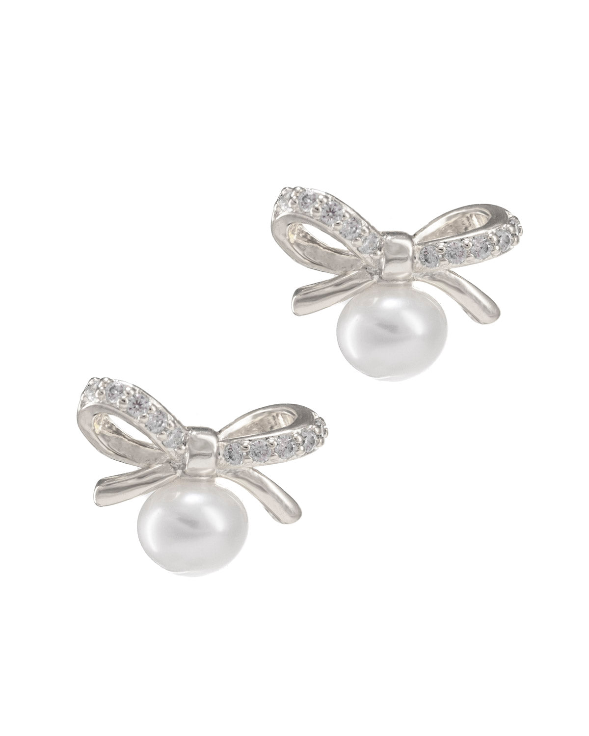 The Bow Pearl Earrings