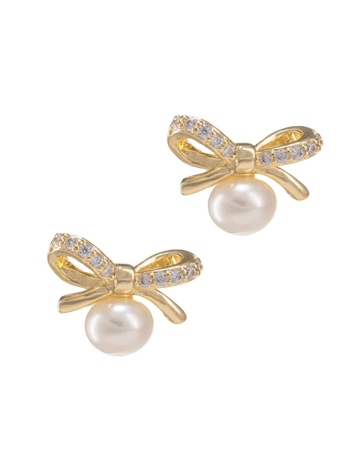 The Bow Pearl Earrings