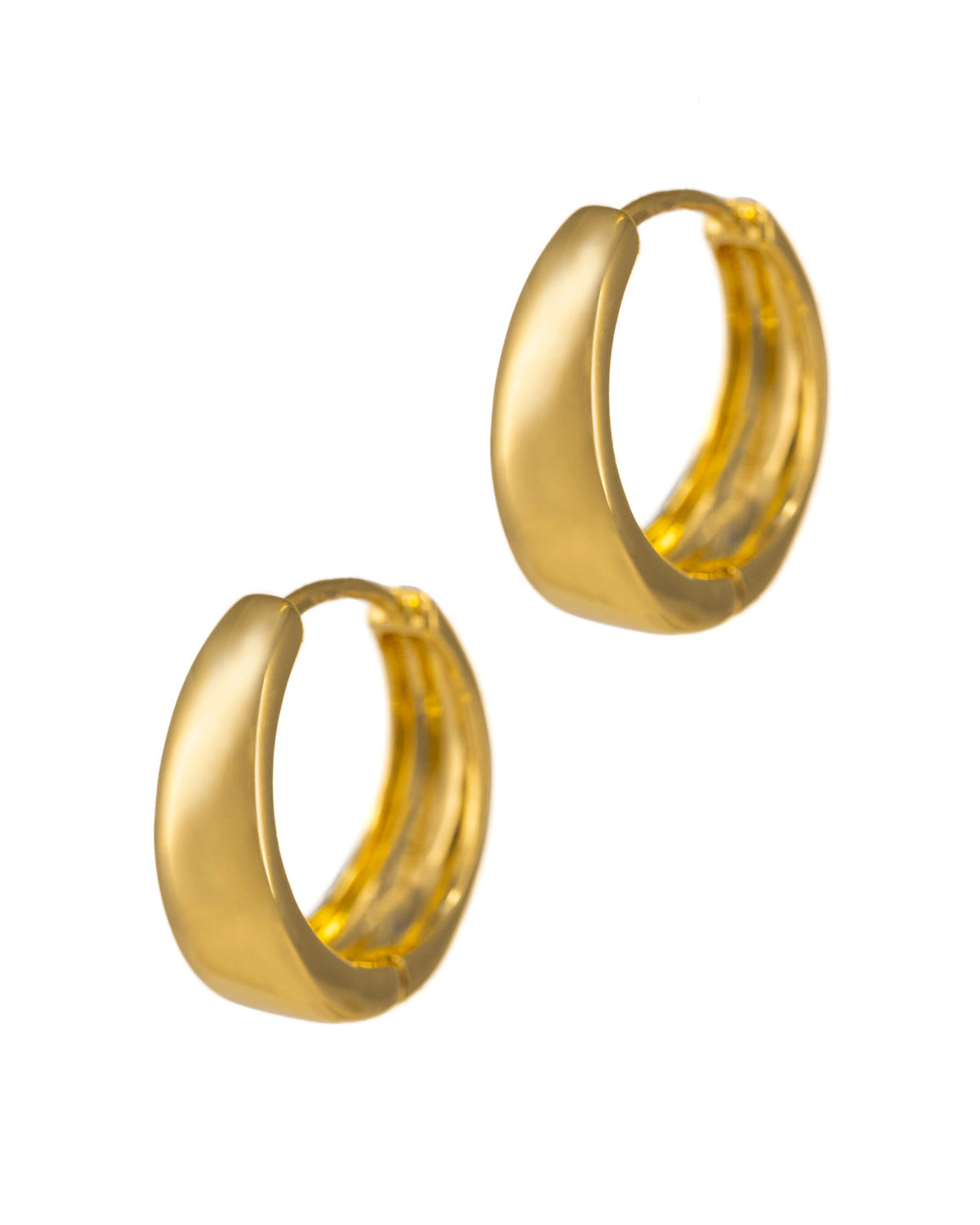 Gradual Classic Gold Hoop Earrings