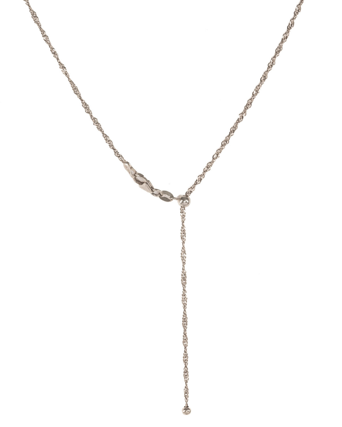 Twisted Adjustable Chain Necklace