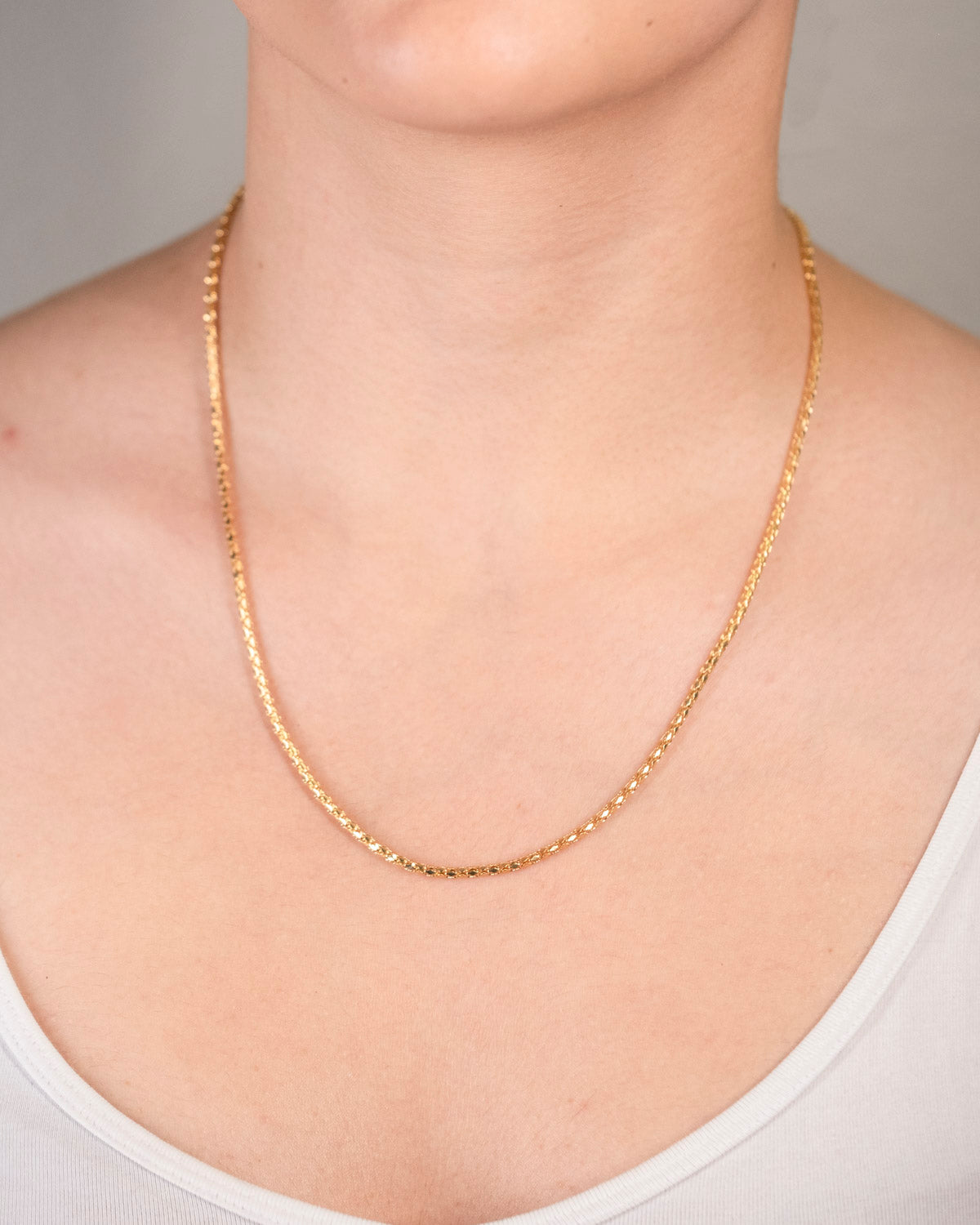 Classic Gold Snake Chain Necklace